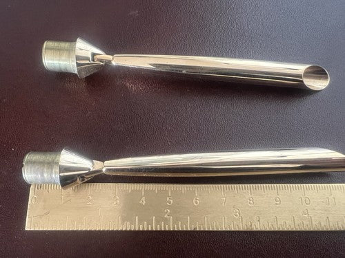 🔴 Kugelschreiberhalter-Schreibtischständer aus Messing im Vintage-Stil 