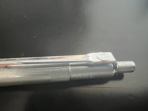 🔴 BALLOGRAF Signum Kugelschreiber mit Druckknopf, satiniert verchromt, 2 Stück 