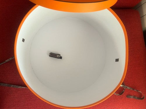 🔴 HERMES scatola custodia cappello borsa grande vuota ORIGINALE diametro 41 cm