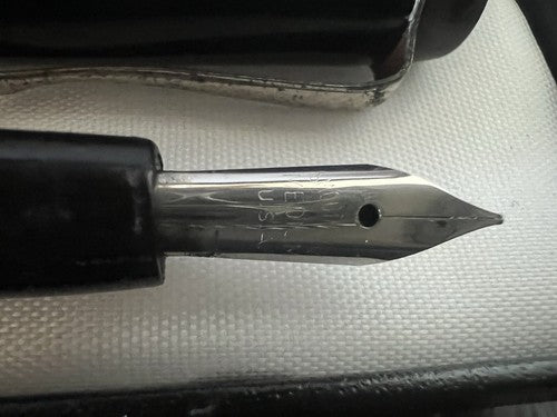 Mentmore Stylo-Plume Stylo à Plume Celluloid Diplôme à Bouton Écrit Vintage