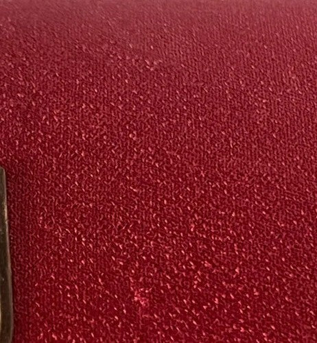 Majorca Boîte Perles Collier Rouge Effige Métal Interne Floqué 22,5 CM 