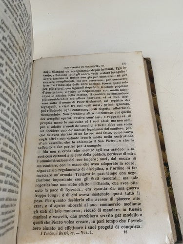 🔴 Buch DER ÖSTLICHE KRIEG Costantino Mini Florence antik 1854 