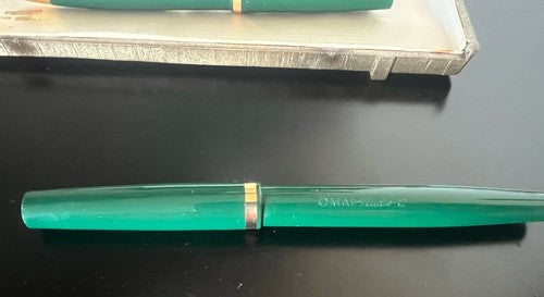 OMAS Green Füllfederhalter Studio C 14K GOLD Feder und Kugelschreiber Vintage 