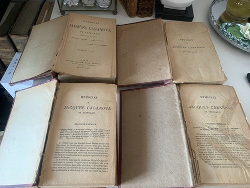 🔴 JACQUES CASANOVA books French language original antique edition 1900 