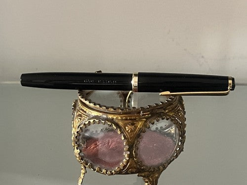 🔴 ITALPEN ORO penna stilografica nera finestra trasparente pistone RICAMBI