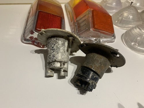 🔴 FIAT 500 F n.12 PZ FANALINI anteriori e posteriori D'EPOCA