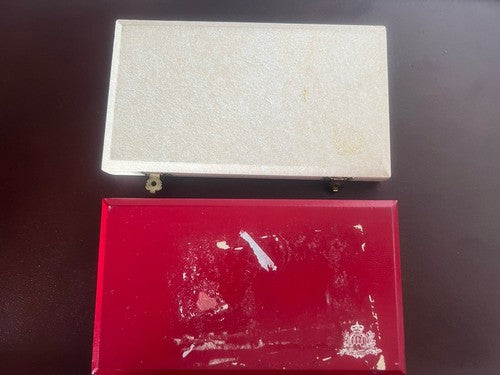 Boxes San Marino Coins Medals 2 Seater Cases White 2 Pieces