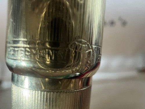 🔴 WATERMAN'S penna stilografica Ideal leva placcate ORO 18 KT scrivono vintage