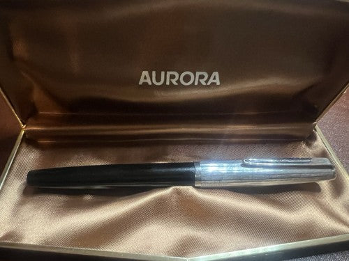 🔴 AURORA penna stilografica 888 P pennino ORO M scrive vintage 3215342