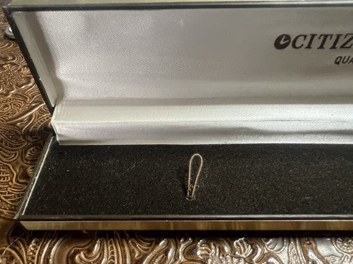 Citizen Case Quartz Watch Box Case Warranty Vintage 1995