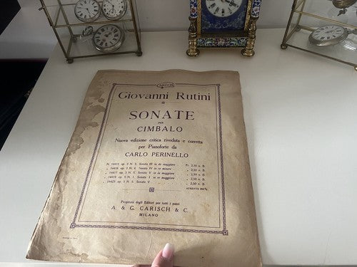 🔴 LUIGI ROSATI Noten, Klavierkomposition, Mailand, Anfang des 20. Jahrhunderts 