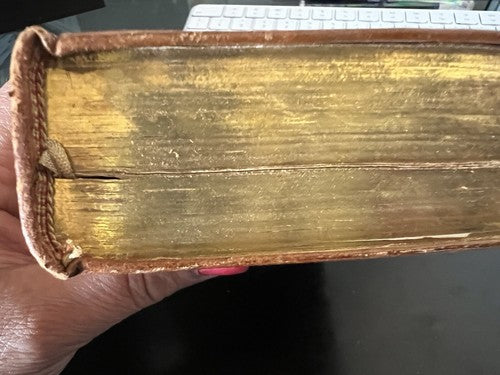 Book Missel Vesperal Romain Leather Flower With Case Lefebure Vintage 47