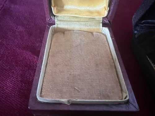 🔴 Vintage Ohrringkästchen, Schmuckkästchen, 2er-Set 