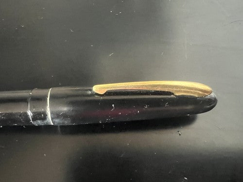 🔴 MERCURIO penna stilografica pistone pulsante oblò trasparente SCRIVE vintage