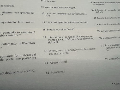 Renault Exace Broschüre zur Fahrzeugnutzung und -wartung in italienischer Originalfassung 