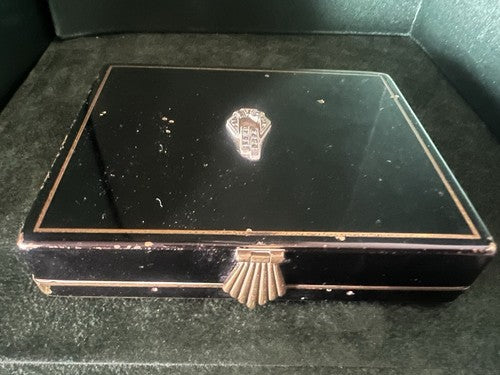 Porte- Poudre Art Déco Miroir Cigarettes Brevet 17837/36 Vintage