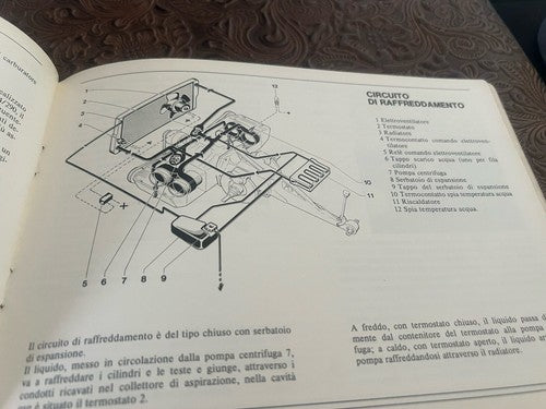 Alfasud super Booklet Car Use Maintenance Italian Original Vintage