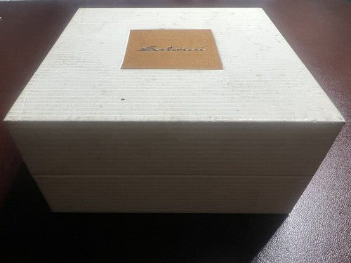 🔴 SALVINI scatola orecchini gioiello custodia astuccio con talloncino
