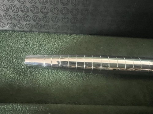 Ottaviani Stylo-Plume Sphère Roller Métal Chrome Nouvelle Trousse Et Garantie 