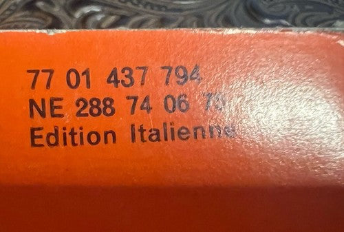 Renault 5 Livret Voiture Utilisation Entretien Rétro Original Édition Italien