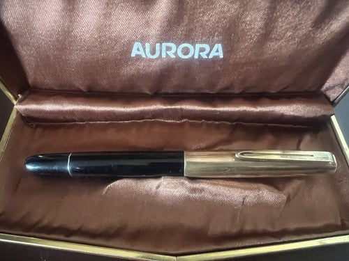 🔴 AURORA penna stilografica 88 P pennino ORO misura M vintage 8119356
