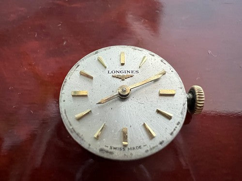 Longines Mouvement Montre Calibre 410 De Examen Mouvement + Corona