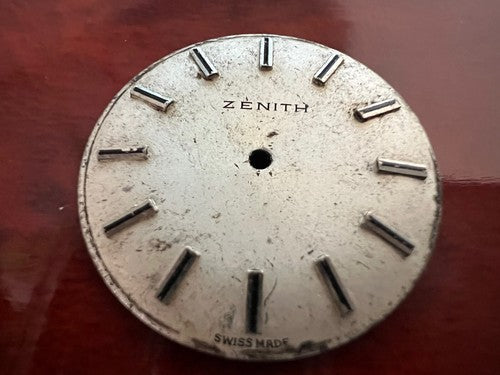 🔴 ZENITH watch movement champagne dial to be overhauled vintage parts 