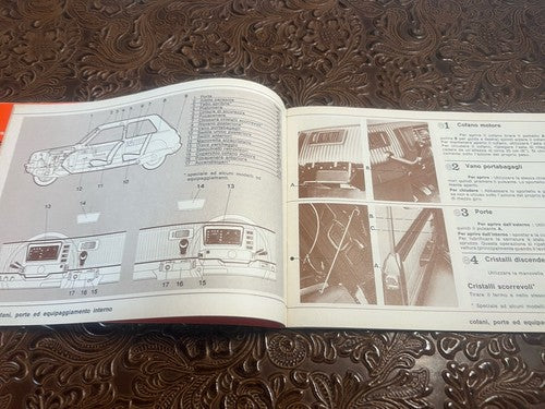 Renault 5 Anleitung Auto Verwendung Wartung Vintage Original Ausgabe Ital