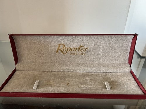 Reporter Box Watch Box Case Skin Velveteen Vintage