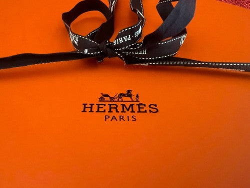 HERMES Boîte Étui Chapeau Sac Grand Vide ORIGINAL Diamètre 41 Cm