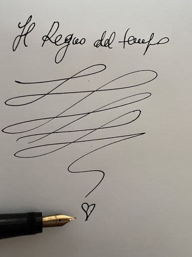 Ideal Stylo-Plume Stylo à Plume Rétractable Or 14 KT Fonctionne Vintage A