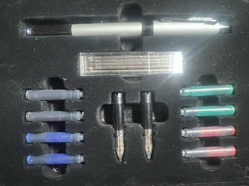 🔴 Lackierte Füllfederhalterfedern ITALIC 1,5 und 1,9 Transformierbarer Kugelschreiber 