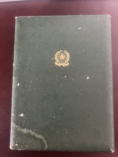 🔴 CAVALIERE scatola medaglia onorIficenza custodia astuccio cofanetto N.3