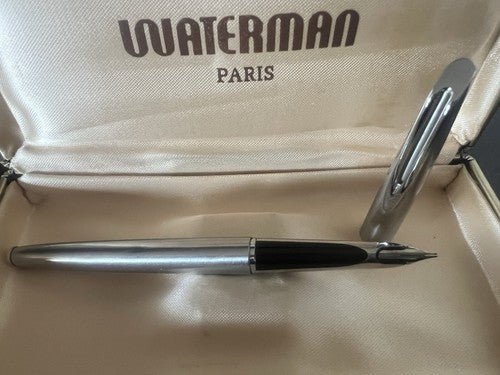 Waterman Cf Stylo-Plume Stylo à Plume Or 18 KT Pointes Divaricate Écrit