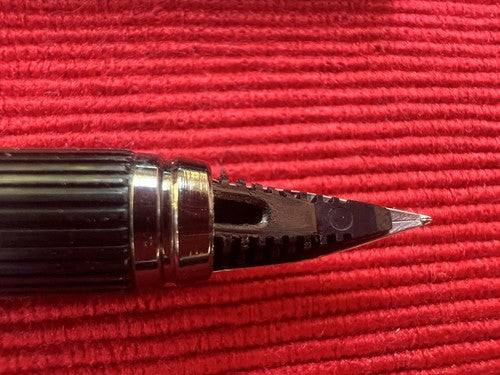 🔴 OMAS penna stilografica lacca canna di fucile cartuccia pubblicitaria