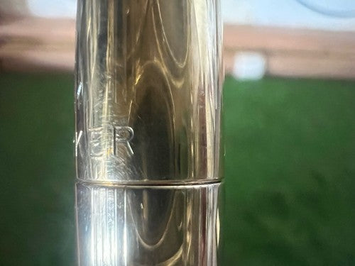 🔴 PARKER penna stilografica 180 placcata oro pennino ORO XM scrive con astuccio