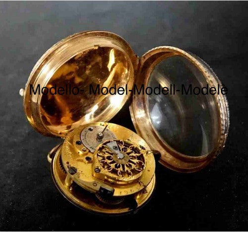 Bewegung GIRARD DE MONT ROUGE Französische Antike Taschenuhr Verga 1770 