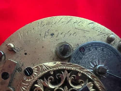 🔴 MAILLARDER &amp; COMP Taschenuhrwerk Verga – Teile für Überholung 