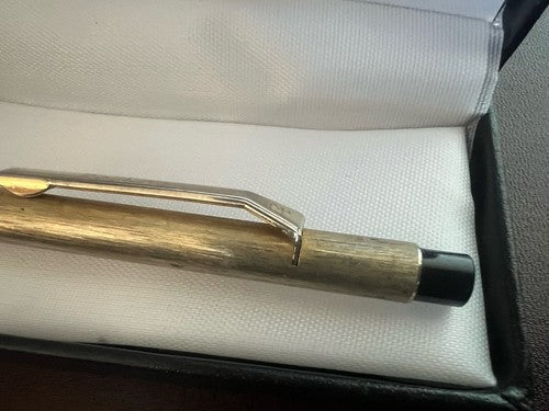 Pelikan Stylo-Plume Sphère Bouton Automatique Métal Doré Écrit Vintage 