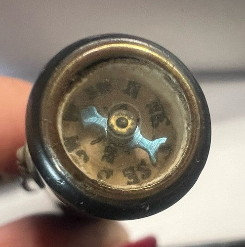 Testoscopio RUNKBAKEN MANCHESTER Stylo Bakélite Boussole Rare Vintage 1930