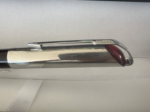 Jutou 636 Stylo-Plume Stylo à Plume Avec Pierre Rouge Clawset Écrit Vintage
