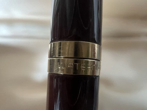 🔴 WATERMAN penna sfera lacca marmorizzata Emisphere francese nuova MAI USATA