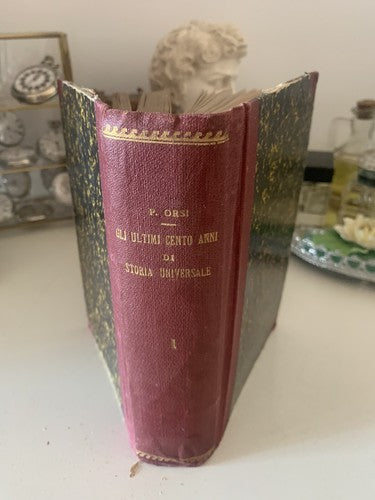 Livre Gli Dernière 100 Ans De Storia Universel Ours Torino Époque 1915
