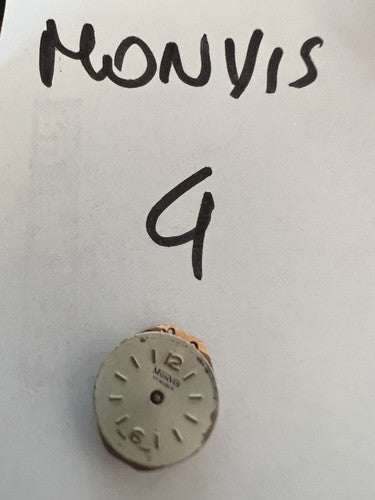 🔴 MONVIS Movimento orologio donna carica manuale da revisionare parti vintage