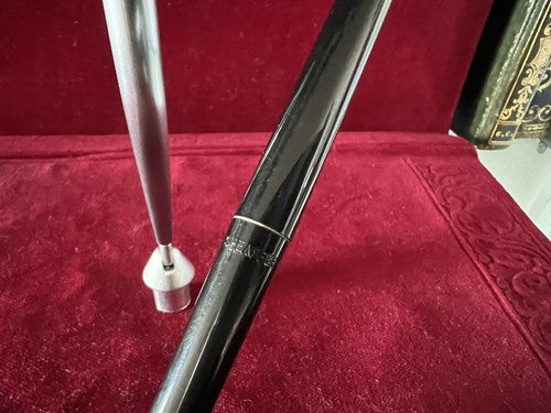 🔴 SHEAFFER schwarzer Kugelschreiber-Schreibtischständer, Vintage-Stifthalter B 