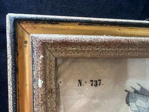 Vittorio Emanuele II Loi Monnaie Monnaies 5 10 Cents 1862 Cadre D'Origine