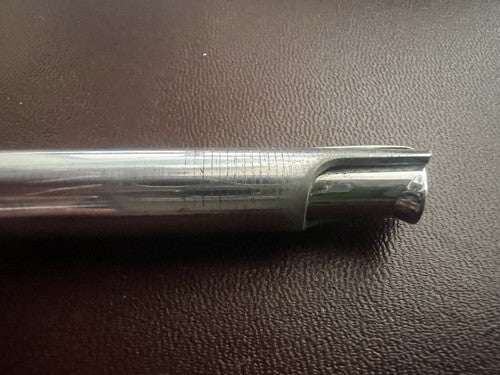 Aurora Stylo-Plume Sphère Automatique Chrome Profils Doré Écrit Vintage 