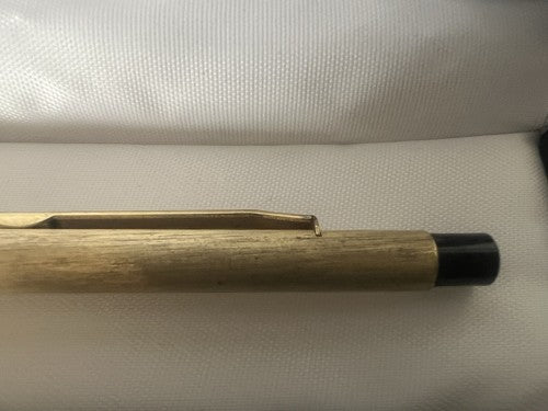 Pelikan Stylo-Plume Sphère Corps Et Bouton Automatique Métal Doré Écrit Rétro 