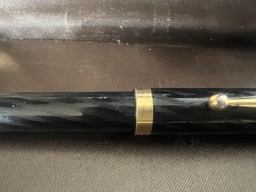 🔴 SHEAFFER penna stilografica No Nonsense nera a cartuccia pennino M vintage