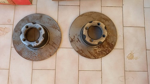 🔴 MINI 2 DISCHI anteriori freno QH per auto ORIGINALI D’EPOCA